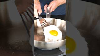 How to make a stainless steel pan NONSTICK 🍳 [upl. by Irabaj]