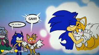 sonic x tails sontails sontailsforever boylove dammy myedit comics comic [upl. by Anayek]