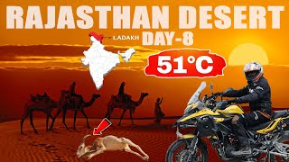 RAJASTHAN DESERT చూద్దాం రండి LADAKH RIDE DAY  8  4K Telugu Moto Vlogs  Benelli TRK 502X [upl. by Elok]