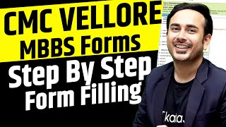 How to Fill CMC Vellore MBBS 2024 application Form  step by step process  LIVE DEMO  neet2024 [upl. by Sirrep]