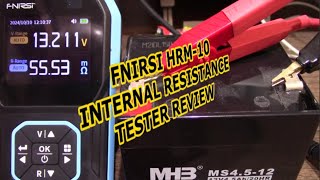 Internal resistance meter review  FNIRSI HRM10 [upl. by Enaoj]