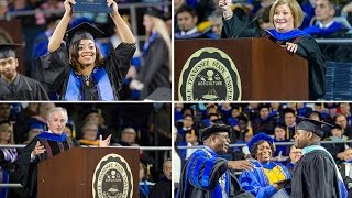 MTSU Fall 2015 graduates celebrate milestone [upl. by Otreblanauj]