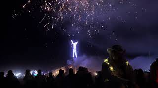 Burning Man 2024 The Man Burns [upl. by Eessac]