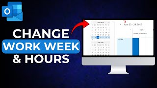 How To Change Work Week And Working Hours Of Calendar in Outlook Office 365 [upl. by Jaan742]