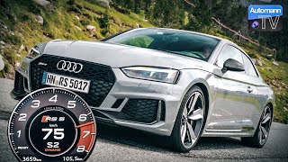 2018 Audi RS5 450hp  0100 kmh Launch Control 60FPS [upl. by Oicaro]