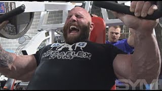 Bodybuilders Ty Young And James Koepell Training Chest And Back [upl. by Bashuk]