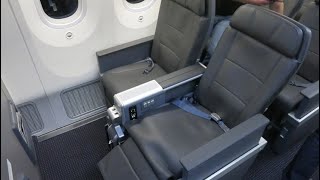 American Airlines 787 Premium Economy seat review amp difference between this and 777 on AA [upl. by Horbal]