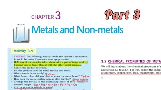 Metals and NonMetals lesson in Tamil  Part 3  NCERT Class 10 Chapter 3 chem speed subscribe [upl. by Nayhr741]