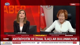 20241019  TEİS  SZC TV  Antibiyotik ve İthal İlaçlar Bulunmuyor Haberi  Ecz Nurten Saydan [upl. by Kappenne784]