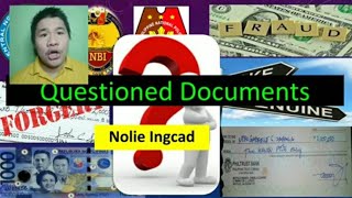 Questioned Document Examination [upl. by O'Donnell]