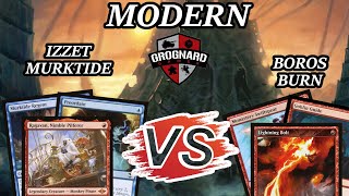 Izzet Murktide VS Boros Burn MTG Modern [upl. by Ssepmet]