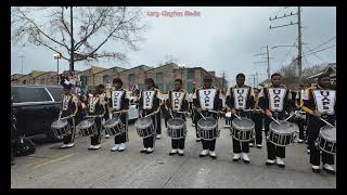 UAPB vs Talladega Percussion Battle  Krewe of Bacchus 2024 [upl. by Yulma]