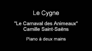 Le Cygne  Camille SaintSaëns  Solo Piano Version [upl. by Ahsema]