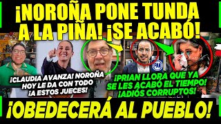 JUEVES NOROÑA PONE TUNDA A LA PIÑA ¡SE LES ACABÓ EL TIEMPO PRIAN LE LLORA A CLAUDIA CAMPECHANEANDO [upl. by Farmelo]