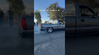 Cammed Silverado automobile fresno truck burnout racing ls 559 chevy rcsb [upl. by Noterb134]