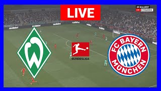 🔴LIVE Bremen gegen Bayern München  Bundesliga 202425  LiveStream  Vollständige Übereinstimmung [upl. by Odnavres293]