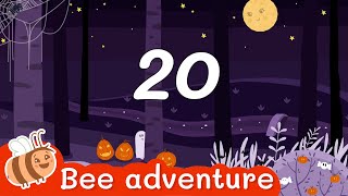 Counting to 20  Kids Learning  Educational Video For Kids  Halloween Themed [upl. by Niltiak]