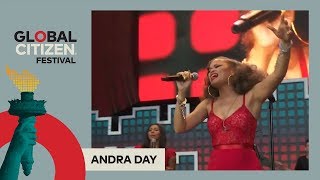 Andra Day Performs Rise Up  Global Citizen Festival NYC 2017 [upl. by Ahsiket54]