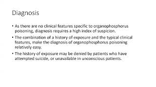 Organophosphorus Poisoning [upl. by Rego]