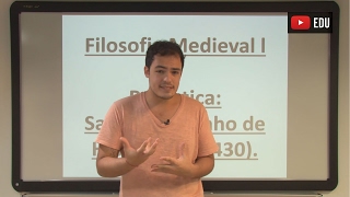 Videoaulas Poliedro  Filosofia medieval I Santo Agostinho [upl. by Anirtac576]