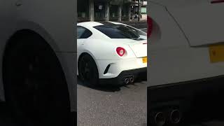 Ferrari 599 GTO Loud Exhaust Sound amp Acceleration On The Street  Car Spotting Supercars In London [upl. by Hoppe]