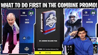 WHAT TO DO FIRST IN THE NFL COMBINE PROMO DO THIS ASAP [upl. by Aicittel956]