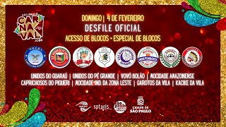 Acesso de Blocos  Especial de Blocos  UESP 2024  DESFILES OFICIAL [upl. by Atokad]