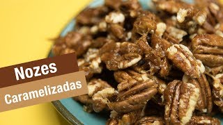 RECEITA DE NOZES CARAMELIZADAS  Cozinha da Cátia [upl. by Esiuolyram767]