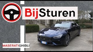 BijSturen  2019 Maserati Ghibli GranSport 30 V6 350PK test review [upl. by Deppy]