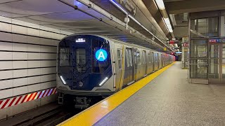 MTA NYC Subway R179 amp R211 A Trains Along The IND Second Avenue Subway 111424 [upl. by Carhart]