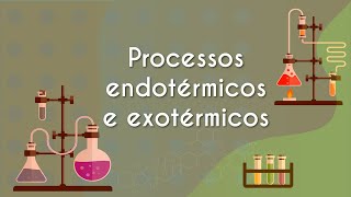 Processos endotérmicos e exotérmicos  Brasil Escola [upl. by Tolliver]