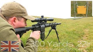 Kriss Defiance DMK22  300 Yard 22lr Shooting [upl. by Olleina]