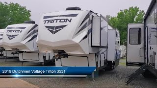 2019 Dutchmen Voltage Triton 3531 Toy Hauler Shreveport Bossier City Marshall Texarkana Longview [upl. by Ynove]