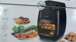 Kenwood air fryer 11L unboxing plus try on [upl. by Etyak3]