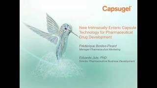 New Intrinsically Enteric Capsule Technology for Pharmaceutical Drug Development [upl. by Lorollas725]