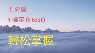 T檢定是什麽？五分鐘學會三大T檢定！獨立樣本T檢定、配對樣本T檢定、單樣本T檢定 [upl. by Yellah]