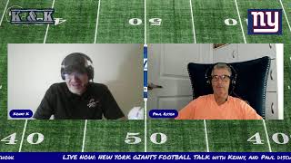 NEW YORK GIANTS FOOTBALL TALK [upl. by Maxi237]