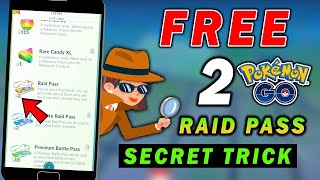 Get 2 Free Raid Pass in 1 Day in Pokemon Go  Pokemon Go New Trick to Get 2 Raid Pass With proof [upl. by Holly-Anne]