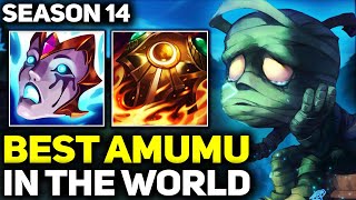 RANK 1 BEST AMUMU IN SEASON 14  AMAZING GAMEPLAY  League of Legends [upl. by Niroht]