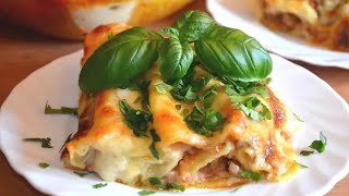 Каннеллони с Мясной начинкой под Соусом quotБешамельquot  Марьяна Рецепты [upl. by Natalia]