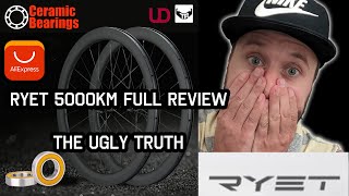 RYET Carbon wheels  AliExpress 5000km full review The Ugly Truth [upl. by Cida884]