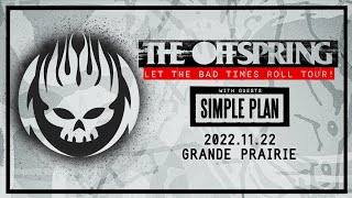 The Offspring  Bowes Event Centre  Grande Prairie AB 112222 [upl. by Zippel]