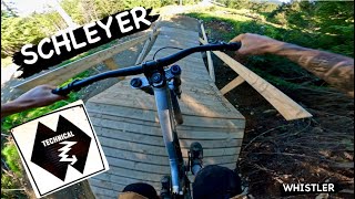 SCHLEYER  Double Black trail  WHISTLER Bike Park [upl. by Talbert1]