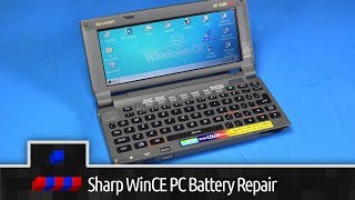 0x002E  Sharp Windows CE PC NiMH Battery Rebuild [upl. by Clemen]