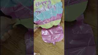 Live Showcase Happy Birthday Pink Hot Air Balloon Foil Balloon from HiBoony [upl. by Arly]