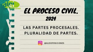 Conocimiento básico del proceso civil ¿Qué son las partes procesales [upl. by Herodias471]