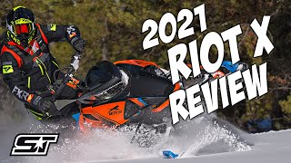 2021 Arctic Cat RIOT X 8000 Full Snowmobile Review [upl. by Nawj]