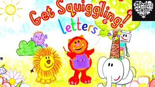 GET SQUIGGLING LETTERS abc song fun alphabet CBEEBIES [upl. by Abbye]