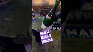 How to make a Mimosa sundayfunday brunch mimosa recipe cocktail [upl. by Leatri]