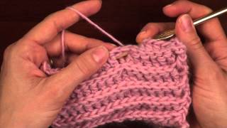 Crochet Stitch Variations Back Post Half Double Crochet [upl. by Lindemann]